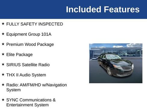 Used 2014 Lincoln MKS w/ Equipment Group 101A FWD image 5