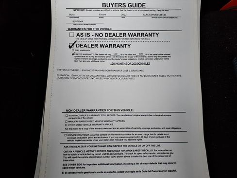 Used 2022 Buick Encore Preferred w/ Safety Package image 35