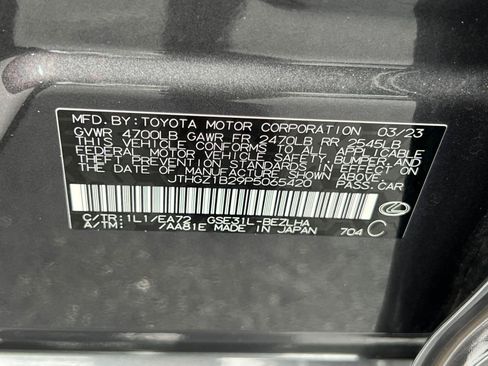Certified 2023 Lexus IS 350 F Sport RWD image 34