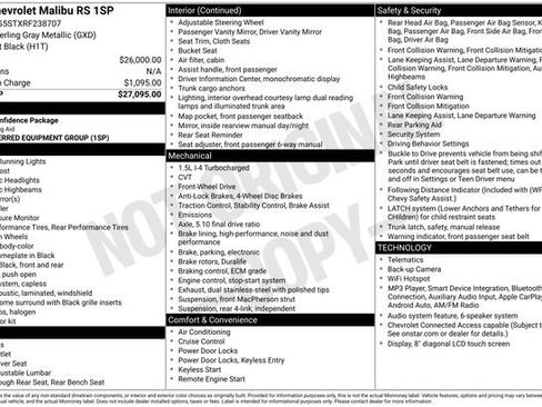 Used 2024 Chevrolet Malibu RS FWD image 24