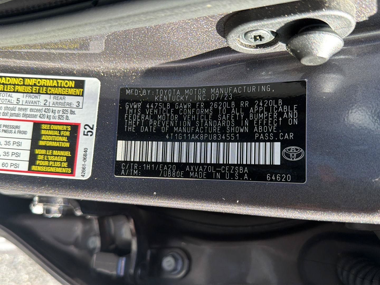 Used 2023 Toyota Camry SE FWD image 43