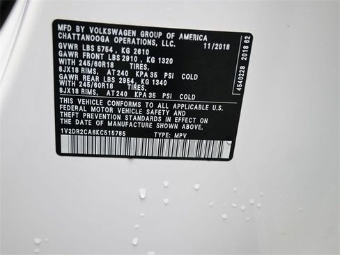 Used 2019 Volkswagen Atlas SE w/ Towing Package image 20