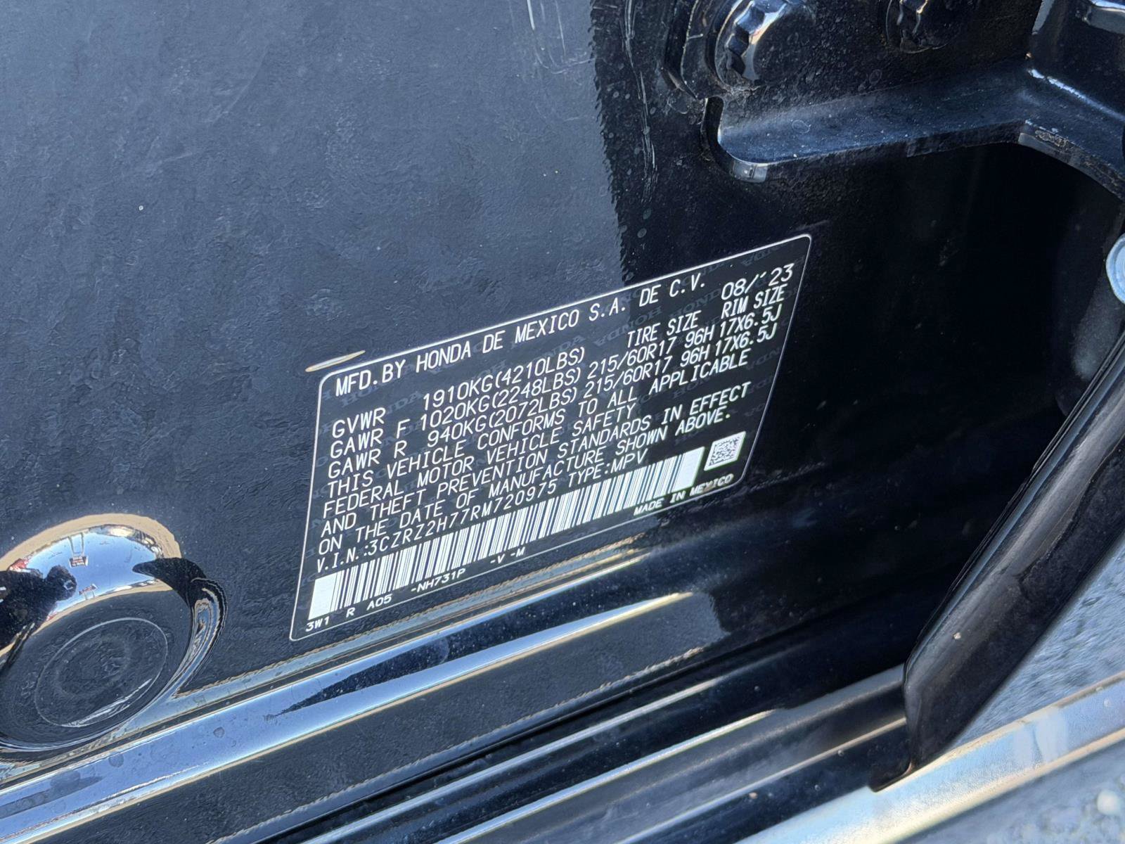 Certified 2024 Honda HR-V EX-L image 22