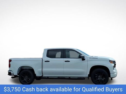 New 2026 Chevrolet Silverado 1500 Custom w/ Turbomax Blackout Package RWD image 2