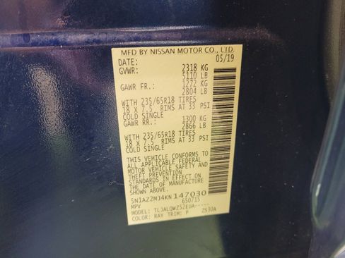 Used 2019 Nissan Murano SV image 33