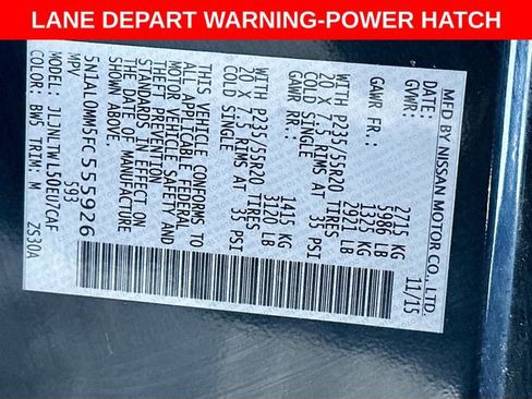 Used 2015 INFINITI QX60 Luxe w/ Deluxe Touring Package image 36