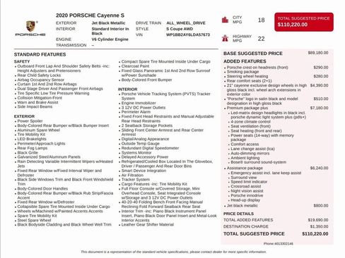 Used 2020 Porsche Cayenne S image 7