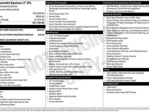 Used 2023 Chevrolet Equinox LT w/ LPO, Floor Liner Package image 39