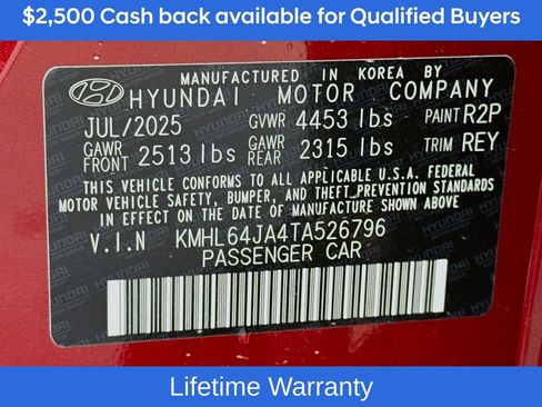 New 2026 Hyundai Sonata SEL image 32