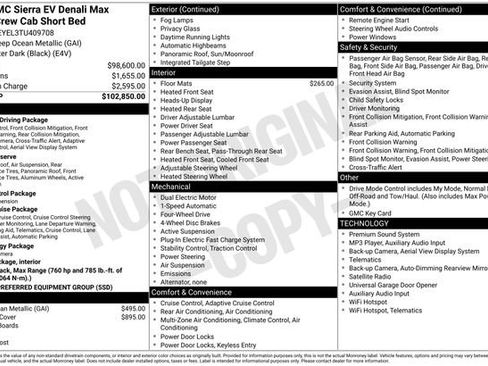 Used 2026 GMC Sierra EV Denali AWD/4WD image 19