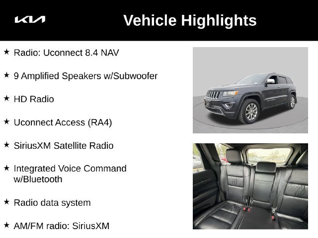 Used 2016 Jeep Grand Cherokee Limited w/ Trailer Tow Group IV AWD/4WD image 10