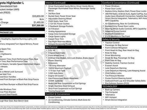 Used 2022 Toyota Highlander L image 7