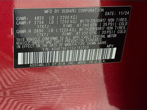 Used 2025 Subaru Outback Premium AWD/4WD image 12