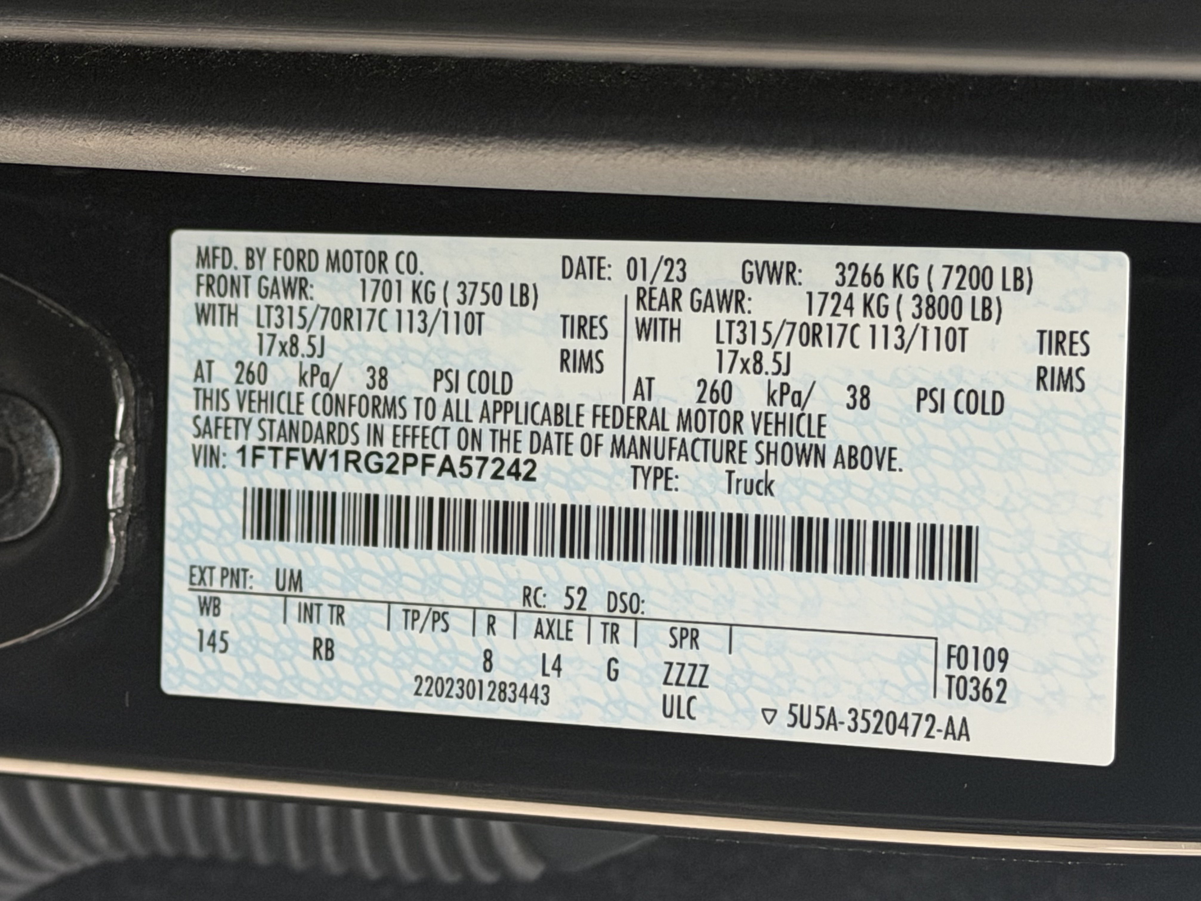 Used 2023 Ford F150 Raptor AWD/4WD image 13