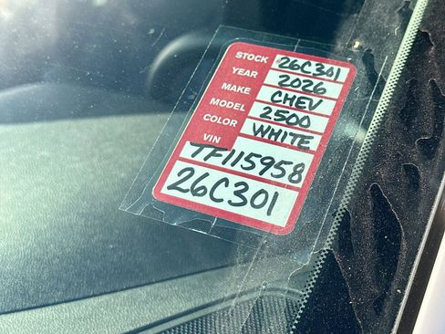 New 2026 Chevrolet Silverado 2500 W/T w/ WT/CX Safety Package image 25