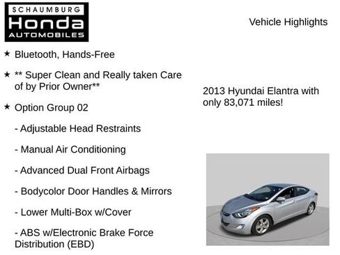Used 2013 Hyundai Elantra GLS w/ Preferred Pkg FWD image 7