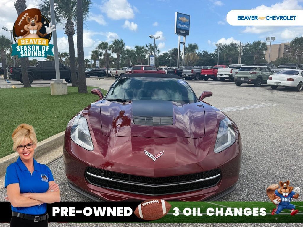Used 2017 Chevrolet Corvette Stingray Convertible w/ 2LT Preferred Equipment Group RWD image 3