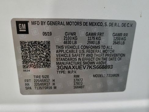 Used 2019 Chevrolet Equinox LT AWD/4WD image 33