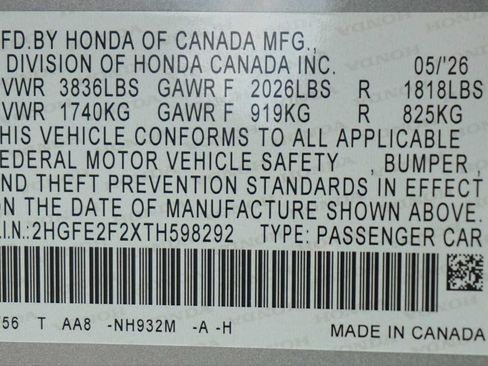 Used 2026 Honda Civic LX image 30