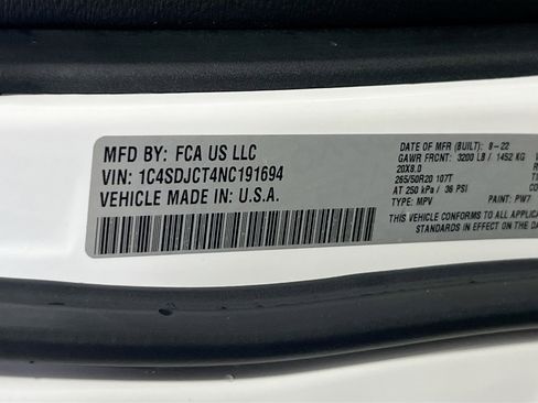 Used 2022 Dodge Durango R/T w/ Blacktop Package image 34