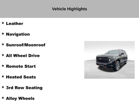 Used 2024 Chevrolet Tahoe Z71 w/ Off-Road Capability Package AWD/4WD image 9