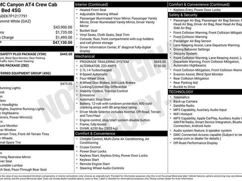 Certified 2023 GMC Canyon AT4 w/ Canyon Safety Plus Package AWD/4WD image 33