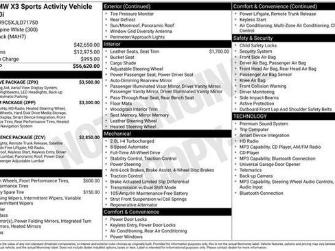 Used 2018 BMW X3 xDrive30i image 3