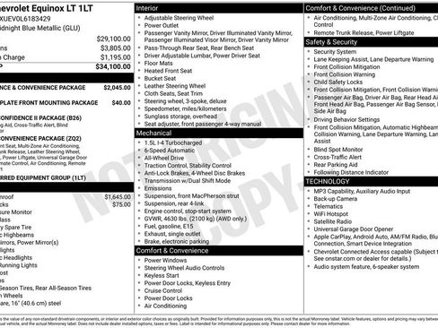 Used 2020 Chevrolet Equinox LT AWD/4WD image 3