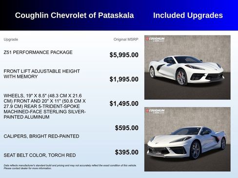 Used 2021 Chevrolet Corvette Stingray Preferred Cpe w/ Z51 Performance Package image 3