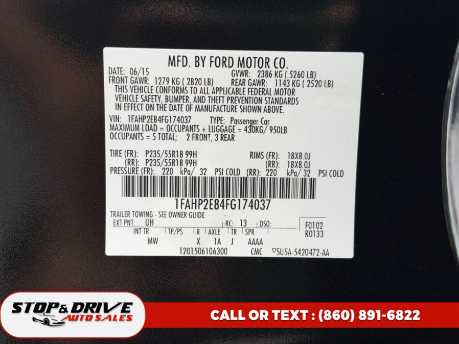 Used 2015 Ford Taurus SEL FWD image 19