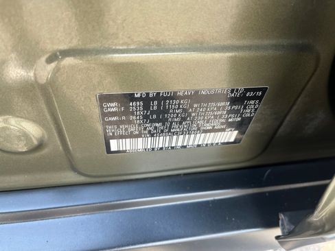 Used 2015 Subaru Outback 2.5i Limited AWD/4WD image 25