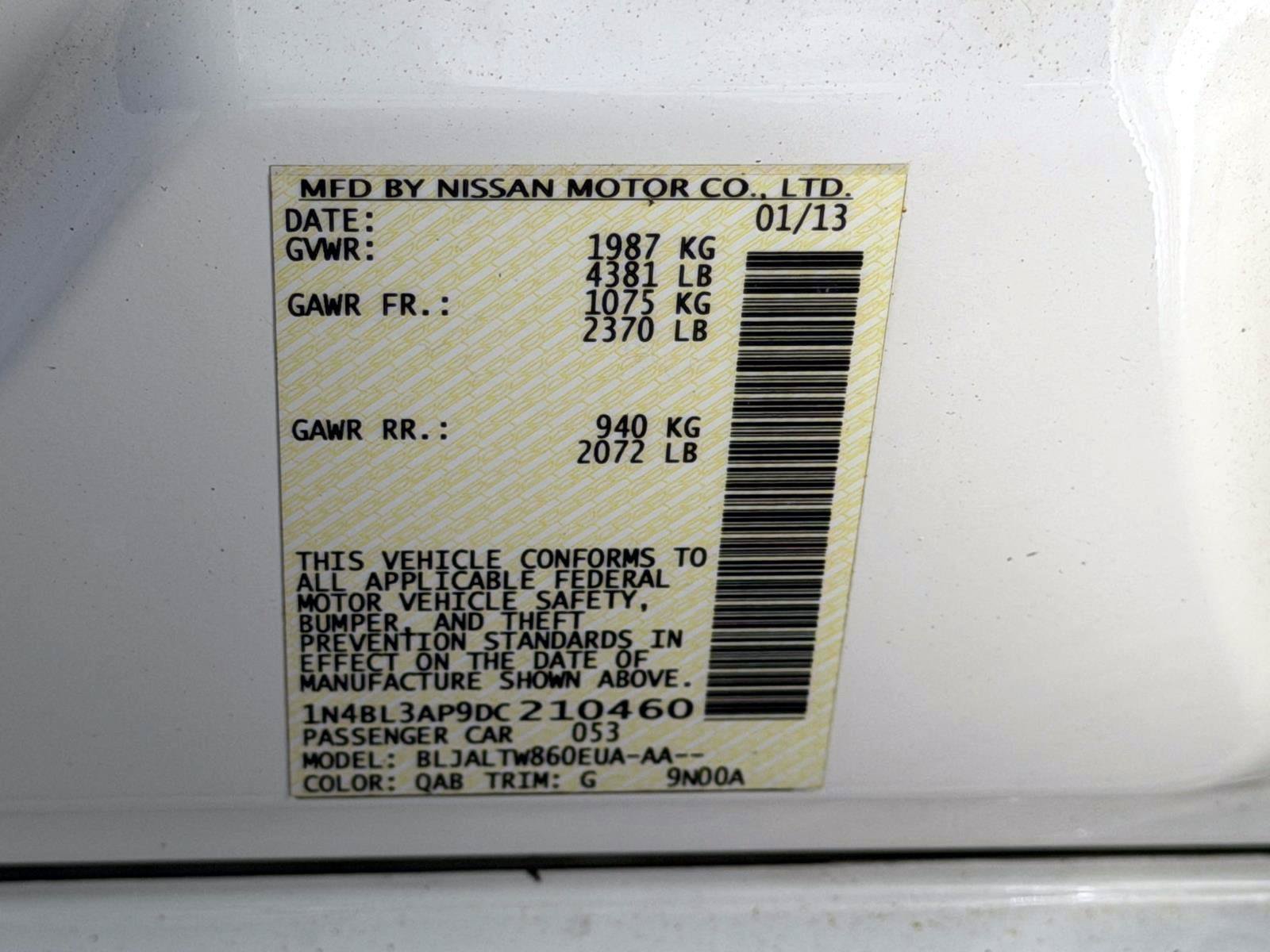 Used 2013 Nissan Altima 3.5 SV w/ Navigation Pkg FWD image 32