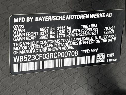 Used 2024 BMW iX xDrive50 w/ Premium Package AWD/4WD image 24