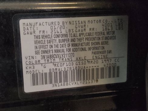Used 2020 Nissan Sentra SV w/ Trunk Package FWD image 33
