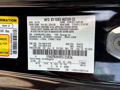 Used 2024 Ford Mustang Premium RWD image 17
