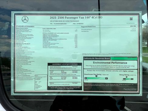 New 2025 Mercedes-Benz Sprinter 2500 image 27