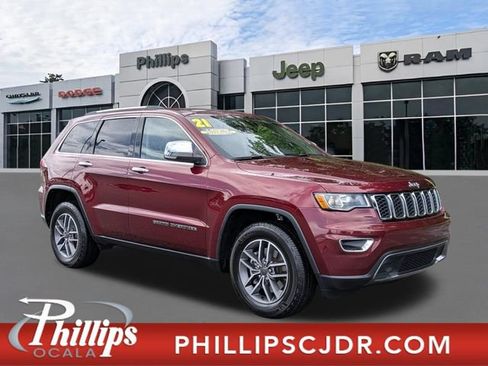 Certified 2021 Jeep Grand Cherokee Limited w/ Trailer Tow Group IV AWD/4WD image 1
