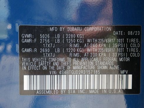 Used 2024 Subaru Outback Wilderness AWD/4WD image 66