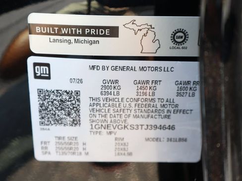 New 2026 Chevrolet Traverse LT w/ Sun and Wheel Package AWD/4WD image 38