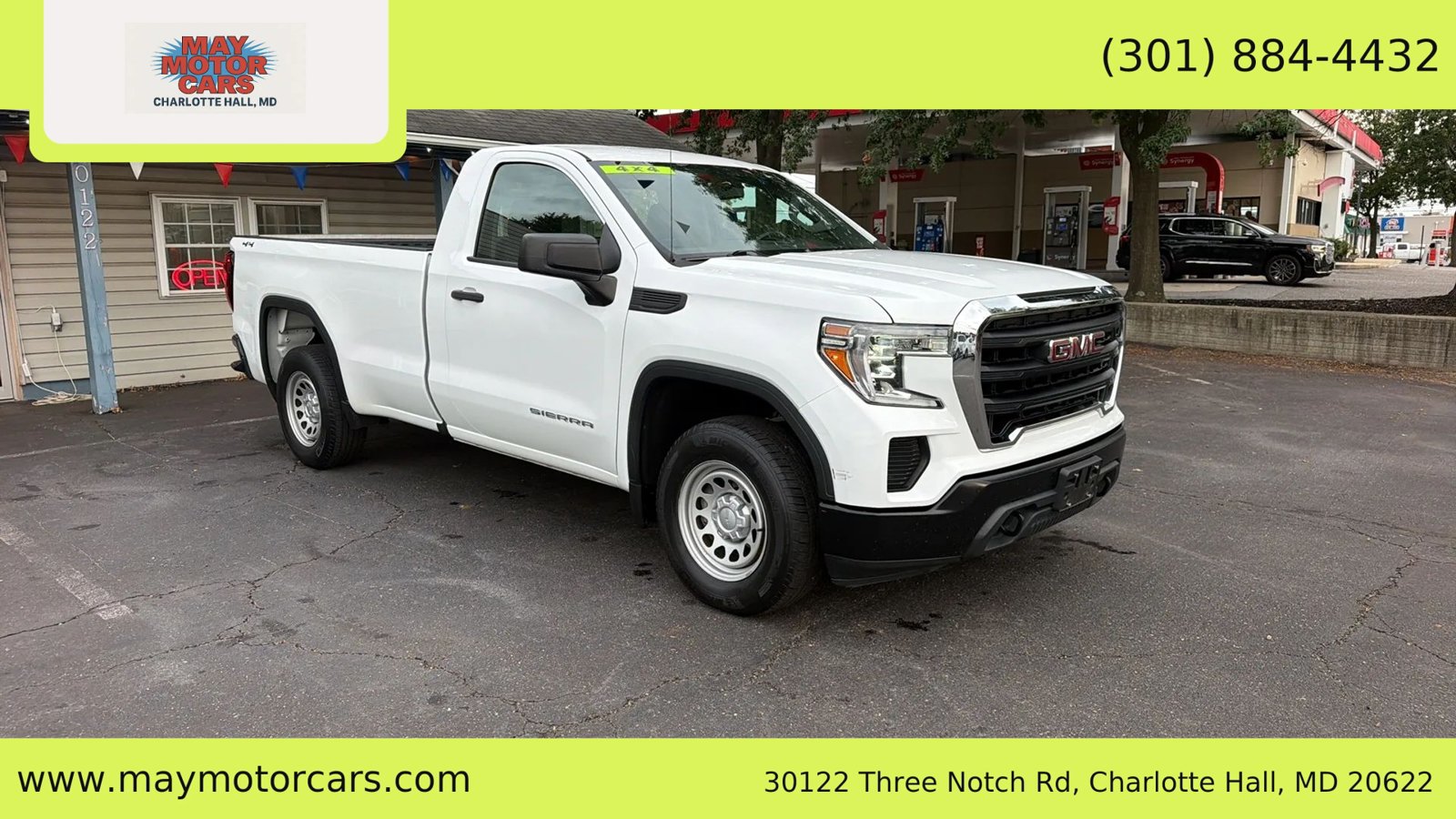 Used 2019 GMC Sierra 1500 4x4 Regular Cab image 1