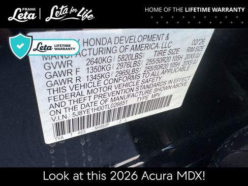 New 2026 Acura MDX A-Spec image 20
