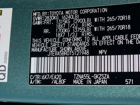 New 2026 Toyota 4Runner TRD Off-Road Premium AWD/4WD image 26