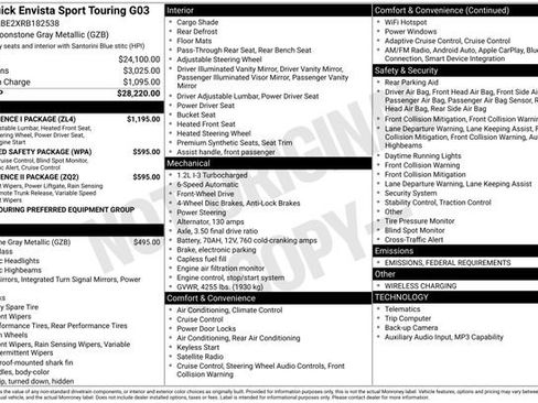 Used 2024 Buick Envista Sport Touring w/ Convenience I Package image 6