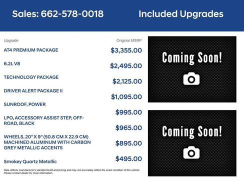 Used 2020 GMC Sierra 1500 AT4 w/ AT4 Premium Package AWD/4WD image 2
