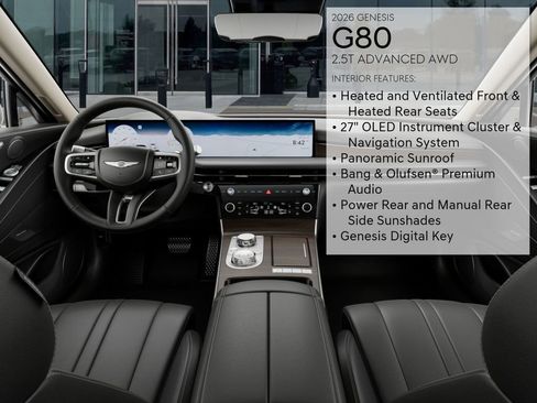 New 2026 Genesis G80 2.5T Advanced image 17
