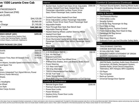 Used 2014 RAM 1500 Laramie w/ Convenience Group image 3
