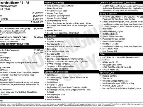 Used 2021 Chevrolet Blazer RS w/ Enhanced Convenience Package FWD image 5