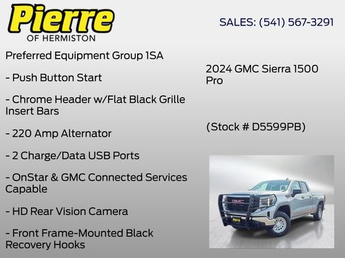 Used 2024 GMC Sierra 1500 Pro w/ Pro Value Package AWD/4WD image 12