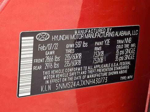 Used 2022 Hyundai Santa Fe SEL FWD image 27