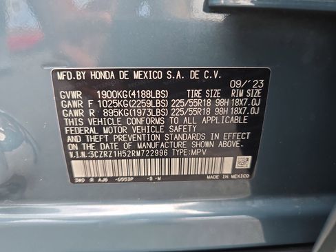 Certified 2024 Honda HR-V Sport image 28